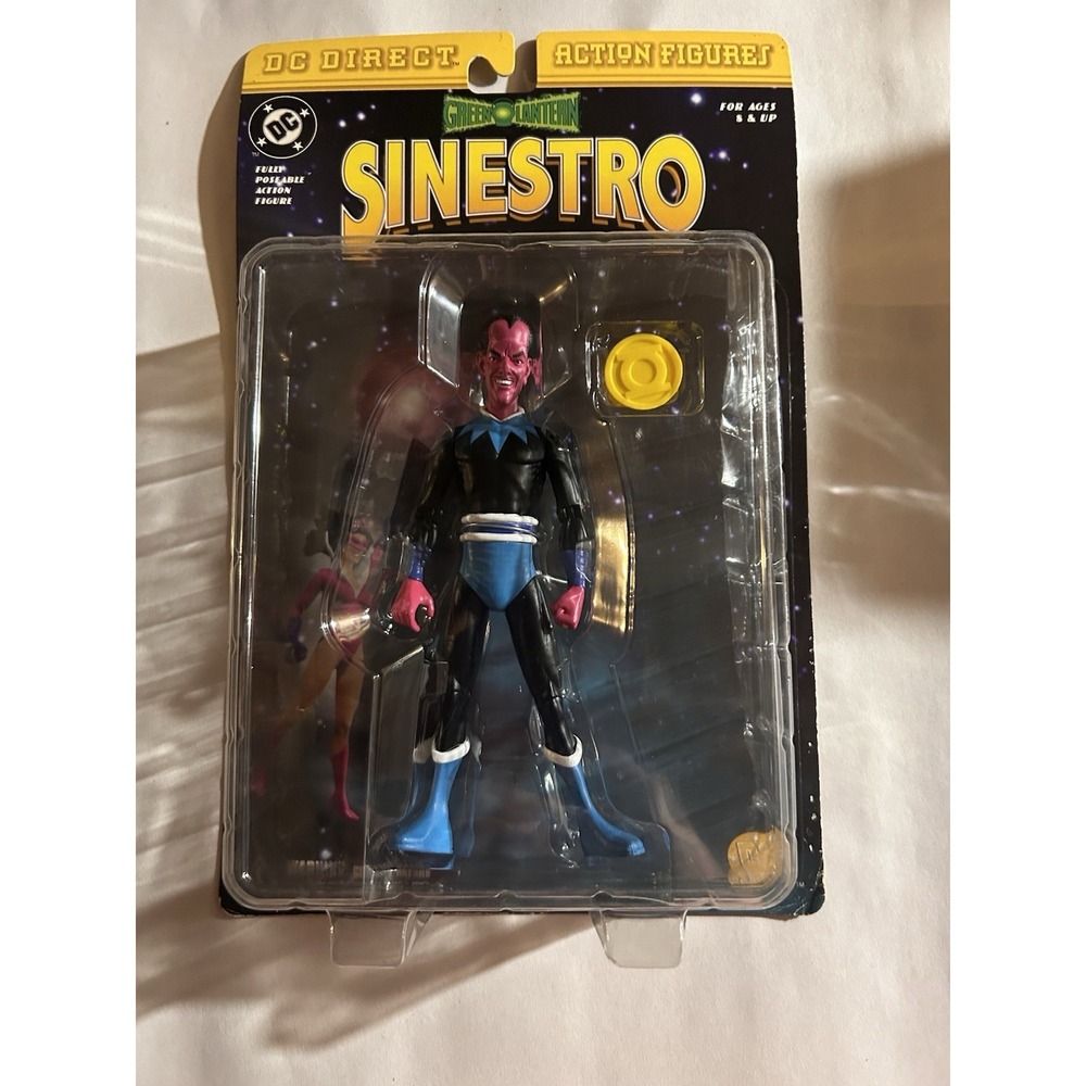 DC Direct Sinestro Green Lantern Series Action Figure Sealed w/Yellow Ring